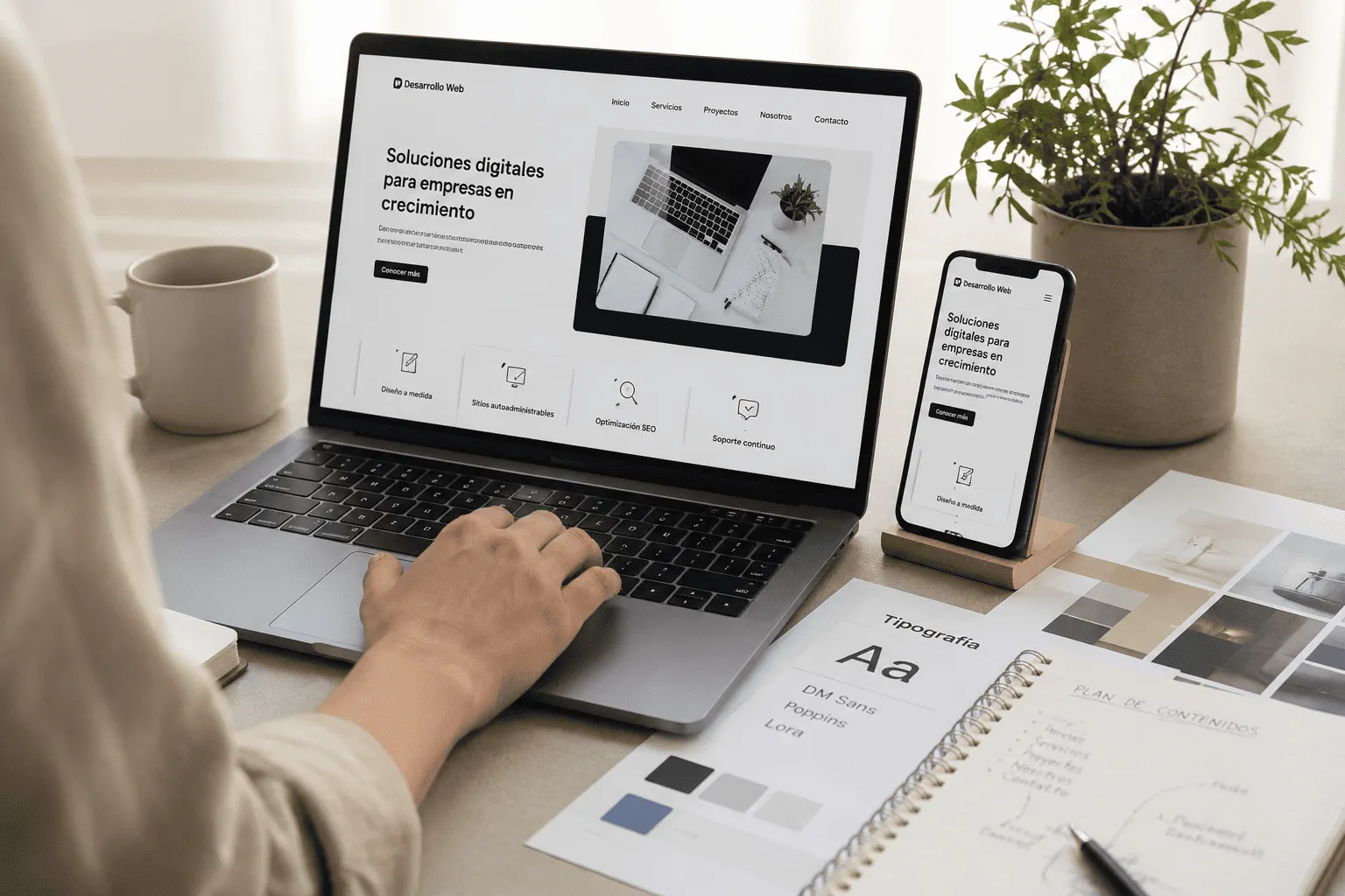 Página web profesional para presencia digital empresarial